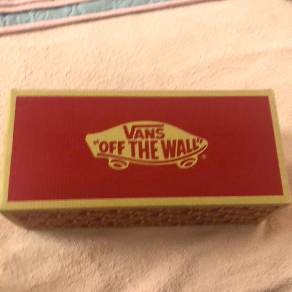 Flower old school vans shoes